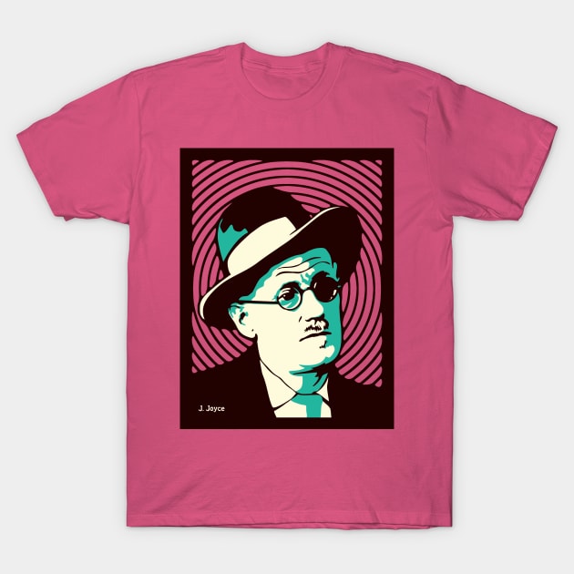 James Joyce Literature T Shirt TeePublic